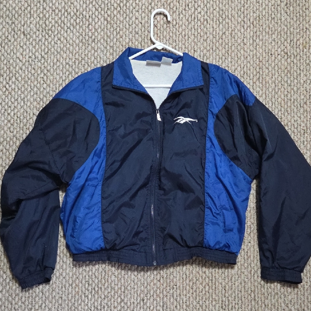 Pick 2 For $60! Reebok Navy and Royal Blue Track Jacket